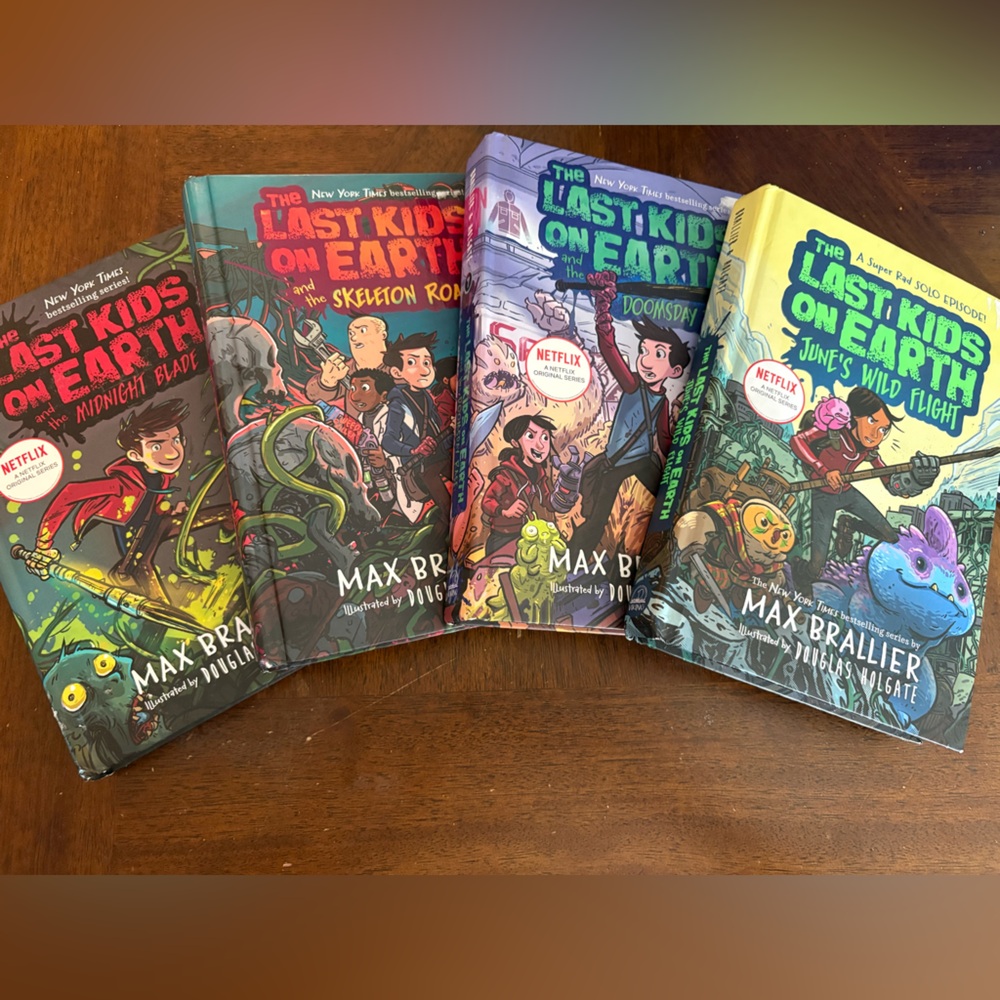 The Last Kids on Earth books 5, 6, 7 and Junes Wild Flight Hardback Series